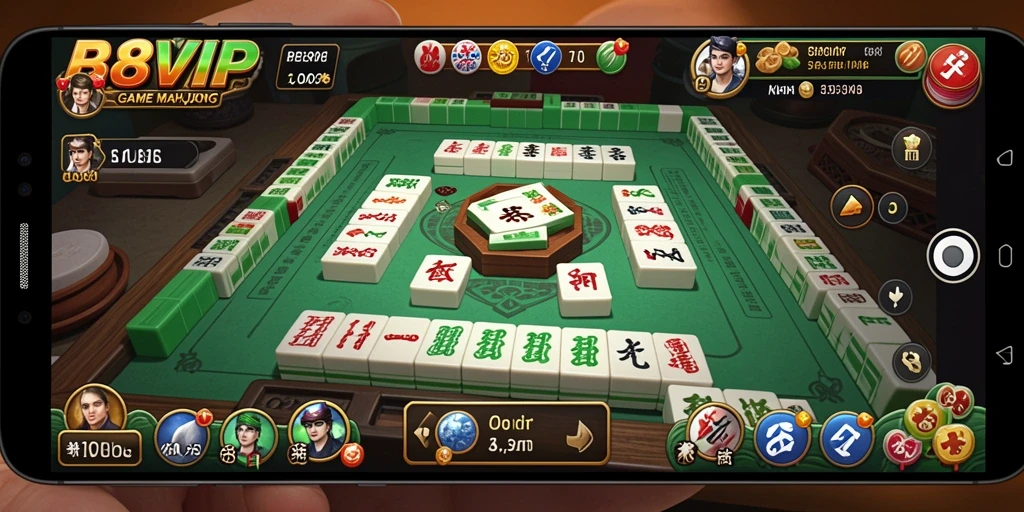 Tampilan gameplay B8VIP yang seru dan mendebarkan.