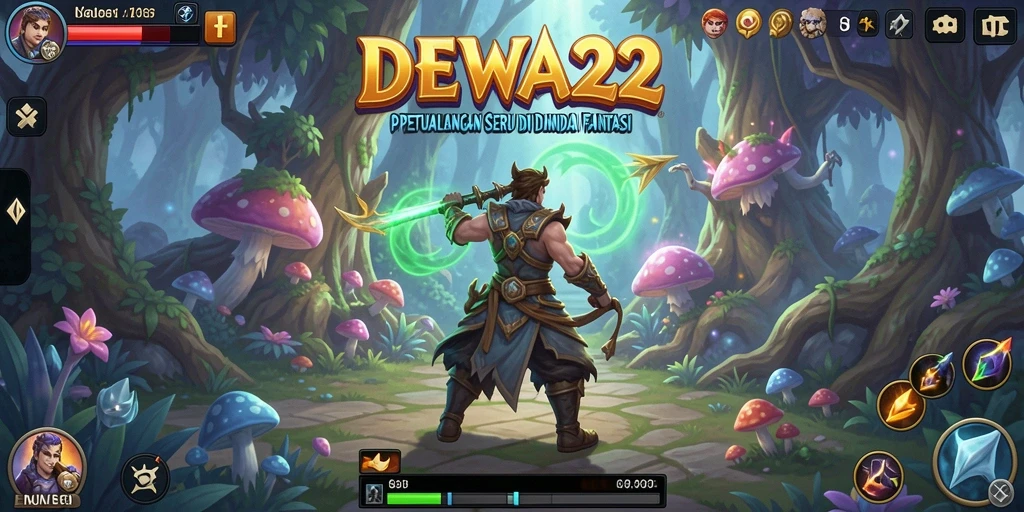 Tampilan visual menawan dalam gameplay DEWA22 yang penuh tantangan.