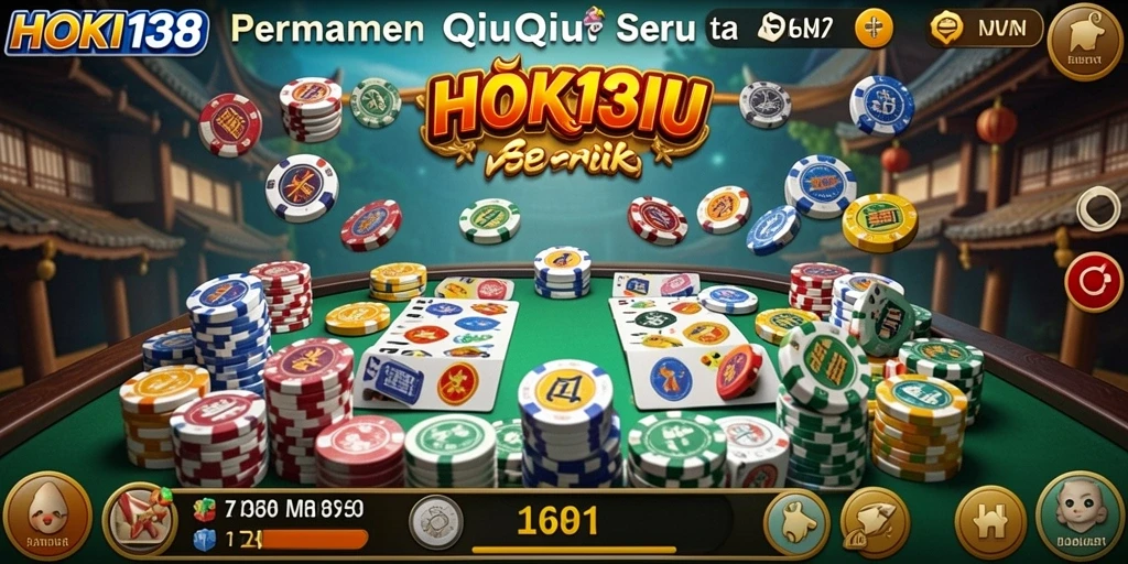 Screenshot gameplay QiuQiu HOKI138 yang seru dan interaktif.