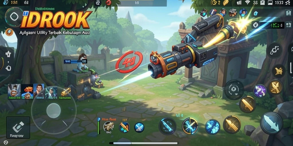 Screenshot utama IDROK menunjukkan antarmuka yang mudah digunakan untuk aplikasi Utility.