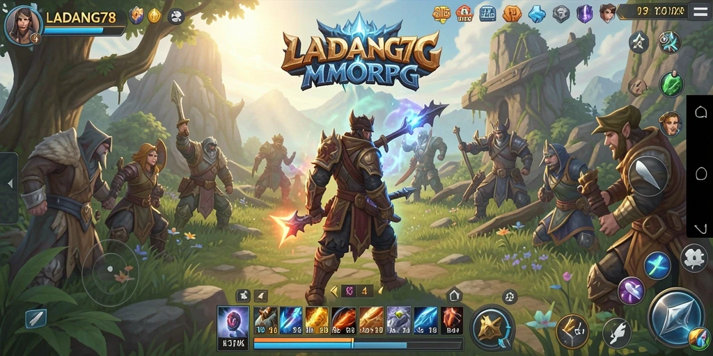 Tangkapan layar <strong>LADANG78</strong> menunjukkan aksi seru dalam pertempuran epik.