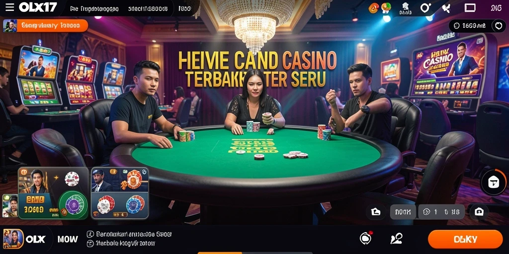 Tampilan menarik dalam permainan Live Casino OLX17 yang seru.