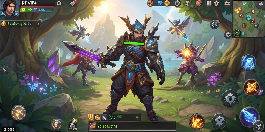 Tampilan gameplay RPVIP4 yang mendebarkan dan epik.