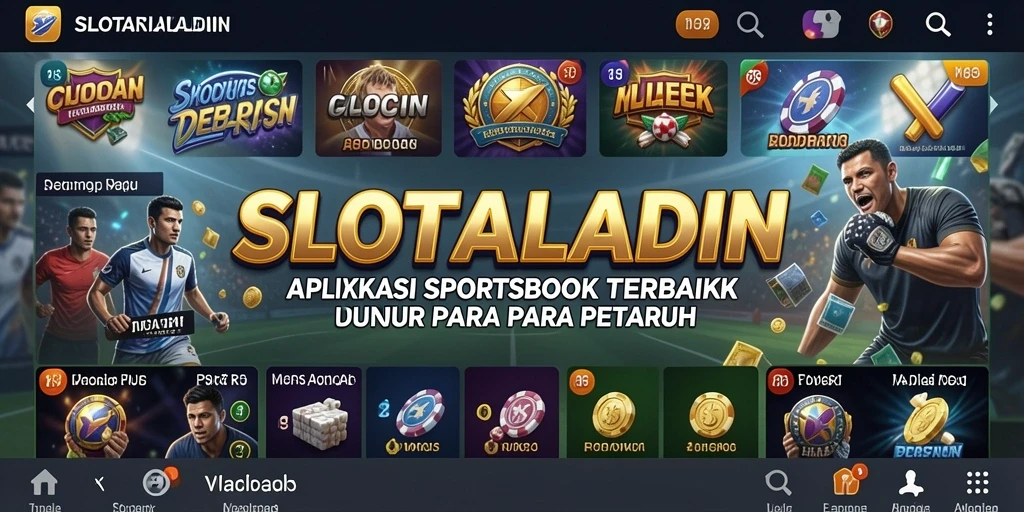 Tampilan menarik di SLOTALADIN saat melakukan taruhan olahraga.