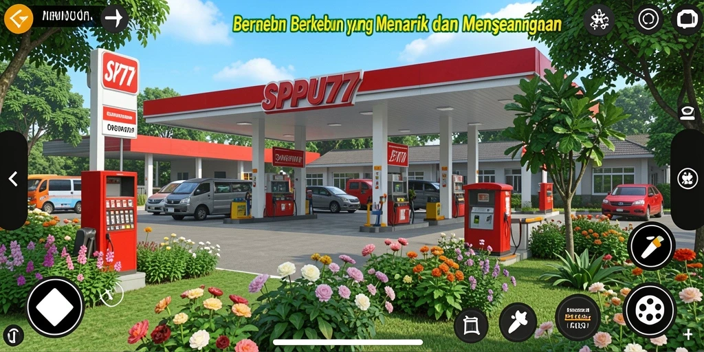 Gameplay menarik SPBU77 dalam membangun kebun yang subur.