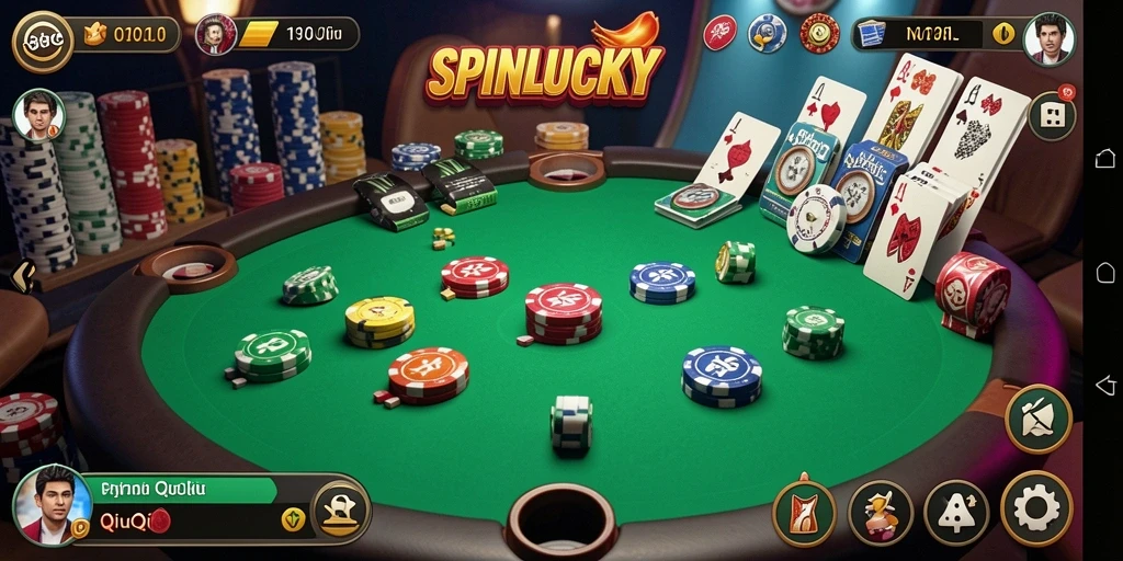 Screenshot gameplay QiuQiu yang menampilkan aksi mendebarkan.