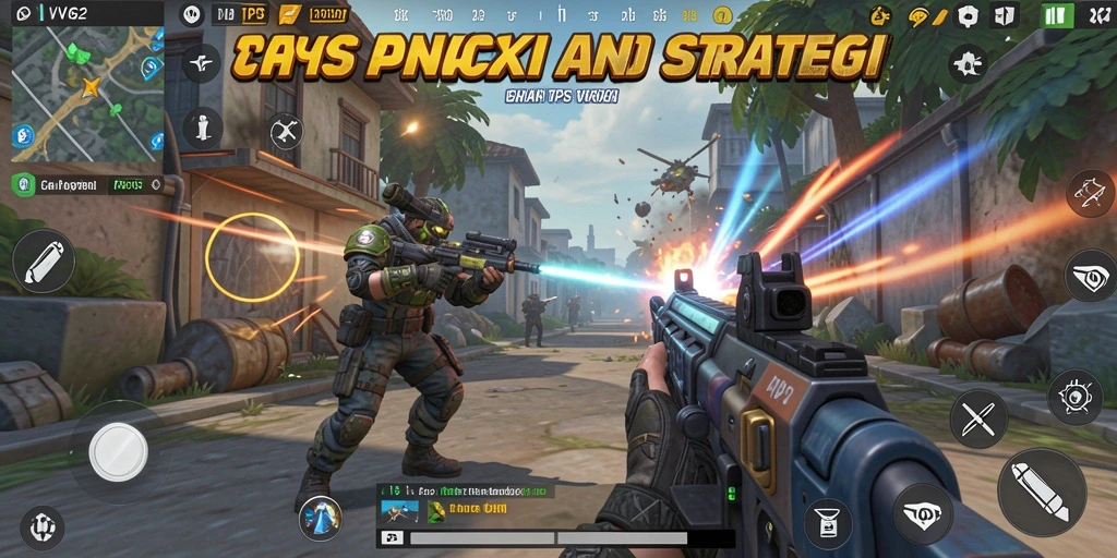 Tampilan gameplay seru dari VV62, aksi TPS yang mengasyikkan.