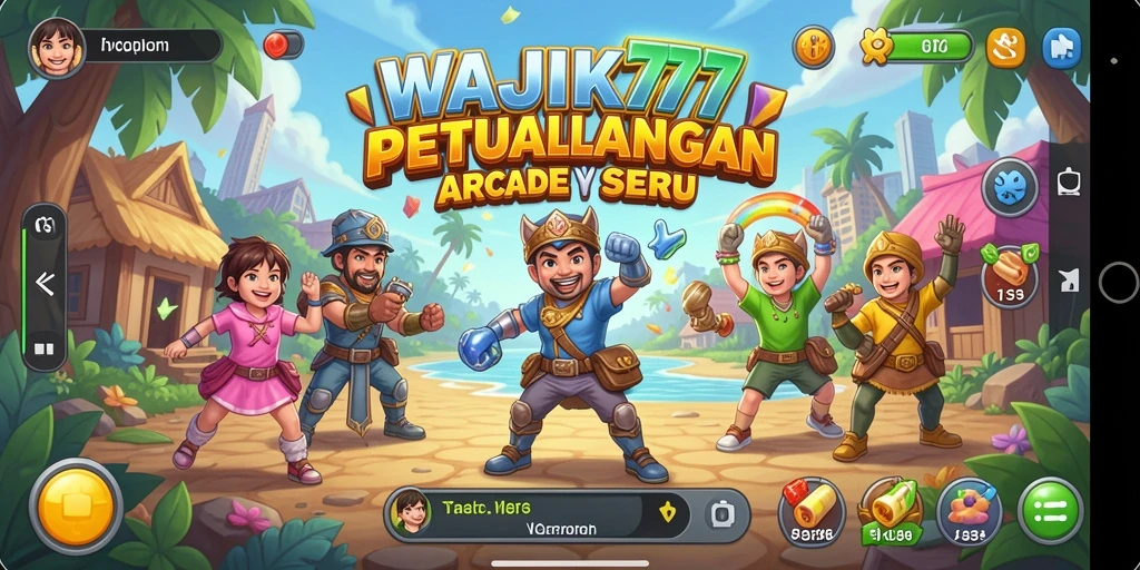 Screenshot WAJIK777 menampilkan aksi seru gameplay Arcade.